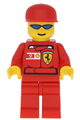 F1 Ferrari Truck Driver - with Torso Stickers - rac026s