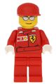 F1 Ferrari Engineer - with Torso Stickers, White Hands - rac030as
