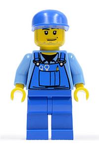 Hot Rod Mechanic Minifigure - rac038