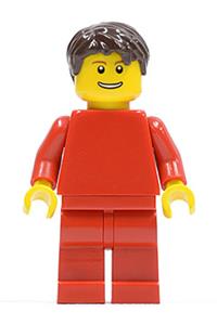 F1 Ferrari Pit Crew Mechanic - F1 Ferrari pit crew mechanic minifigure featuring torso stickers - rac051s