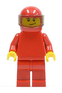 F1 Ferrari Pit Crew Tire Carrier - F1 Ferrari Pit Crew Tire Carrier minifigure with torso stickers - rac052s