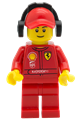 F1 Ferrari Marshall with Torso Stickers with Shell, UPS, Ferrari, Santander and Kaspersky Logos Pattern - rac056