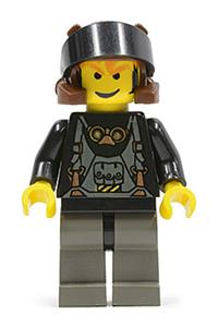 Rock Raider Axel Minifigure - Axel with black visor - rck008