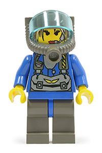 Rock Raider Jet Minifigure - Jet with trans-light blue visor - rck009
