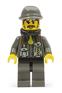 Rock Raider Docs Minifigure - Docs with black hips - rck010