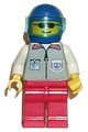 Coast Guard 1 with red legs wearing a blue helmet and a trans-light blue visor - res004