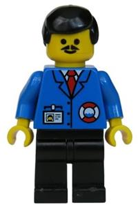 Coast Guard Chief Minifigure - Coast Guard City Center Chief - res009