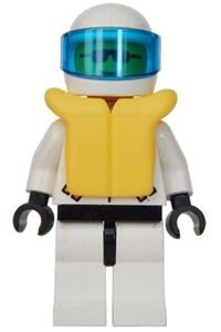 Res-Q Figure Minifigure - Res-Q team member wearing a helmet and life jacket - rsq014