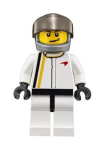 McLaren Race Car Driver Minifigure - sc003