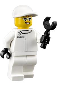 McLaren Mercedes Pit Crew Member - Female pit crew member for McLaren Mercedes - sc006