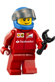 Race car driver with a Ferrari attire - sc012