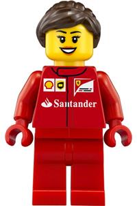 Ferrari Pit Crew Member Minifigure - Female Ferrari Pit Crew Member 5 - sc017