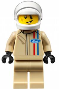 Ford 1966 GT40 Driver Minifigure - sc037