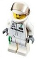 Mercedes Petronas Race Car Driver, White Helmet - sc043