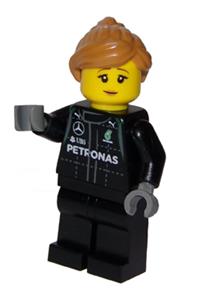 Mercedes AMG Petronas Formula One Pit Crew - Female member of the Mercedes AMG Petronas Formula One pit crew - sc045