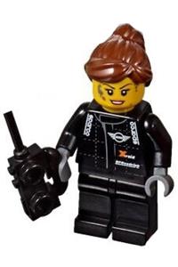 MINI John Cooper Works Mechanic - Female mechanic minifigure from MINI John Cooper Works theme - sc074