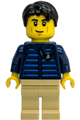 LEGO minifigure of a Lamborghini Huracán STO driver - sc135
