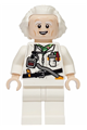 Doc Brown with long hair wearing a toot belt - sc139