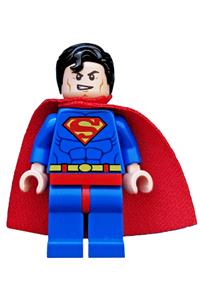 Superman Minifigure - Superman with a spongy soft knit cape - sh003a