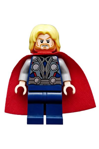 Sold with cape + Utensil Tool Sledgehammer Lego Figure Thor sh680 