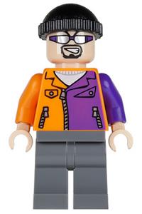 Two-Face's Henchman Minifigure - Two-Face's henchman wearing sunglasses - sh022