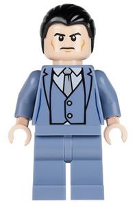 Bruce Wayne with sand blue suit sh026