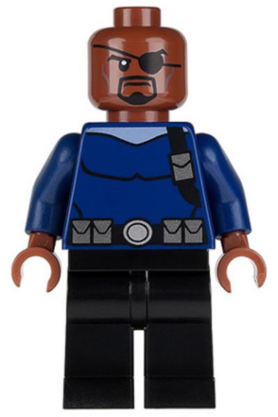 LEGO Super Heroes Nick Fury Minifigure 76004 Minifig Spiderman NF7 