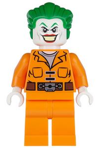 The Joker Minifigure - Joker in a prison jumpsuit with a belt - sh061
