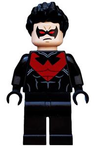 Nightwing - red eye holes and chest symbol sh085