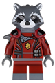 Rocket Raccoon - dark red outfit - sh090