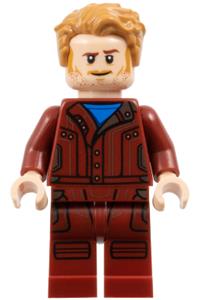 Star-Lord Minifigure - Star-Lord with dark red printed legs - sh0975
