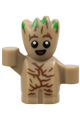 Baby Groot in dark tan color - sh0978