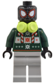 Miles Morales Spider-Man wearing a holiday sweater and headphones - sh0985