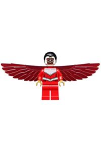 Falcon Minifigure - Falcon wearing red - sh099