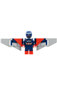 Sam Wilson as Captain America in a dark blue suit with backpack and stickerless wings - sh1003
