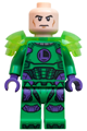 Lex Luthor wearing bright green armor with shoulder pads - sh1007