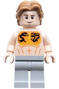 Aldrich Killian Minifigure - Aldrich Killian with a bare chest and dragon tattoos - sh1041