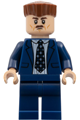 J. Jonah Jameson with reddish brown hair wearing a dark blue suit - sh1059