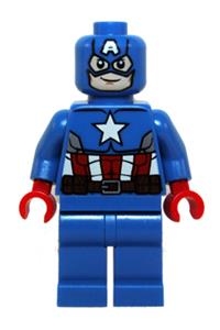Captain America with blue suit and brown belt sh106