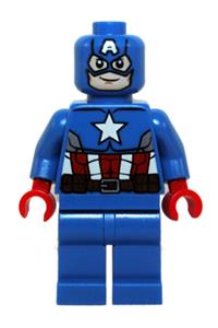 Captain America with blue suit and brown belt sh106