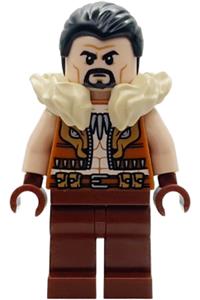 Kraven The Hunter Minifigure - Kraven the Hunter with reddish brown plain legs - sh1070