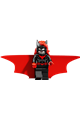 Batwoman wearing a cape with black and red sides - sh1083