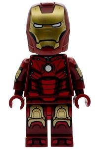 Iron Man Mark 3 Armor Minifigure - Iron Man wearing Mark 3 armor with printed arms - sh1097