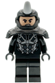 Rhino with shoulder armor featuring a light bluish gray horn - sh1098