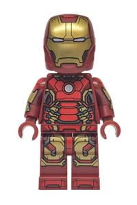 Iron Man Mark 43 Armor Minifigure - Iron Man Mark 43 armor with light nougat head and printed arms - sh1103