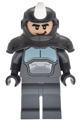 Rhino with shoulder armor featuring a white horn and dark bluish gray legs - sh1106