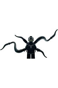 Venom Minifigure - Venom with tan teeth and four back appendages - sh1113