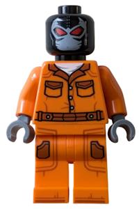 Bane Minifigure - Male Bane wearing a prison jumpsuit - sh1140