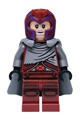 Magneto wearing a dark red outfit with a flexible rubber cape - sh1167