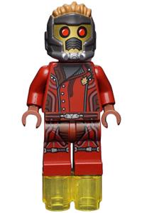 Star-Lord Minifigure - Star-Lord wearing a mask and a jacket with side buttons - sh123